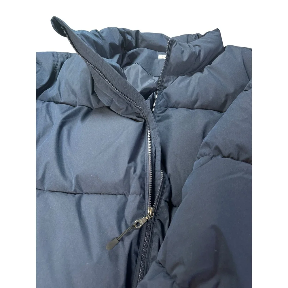 Amazon Essentials Mens Puffer Jacket Navy Blue Full Zip Quilted Coat 5XL